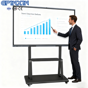 Panel plano interactivo de 55 "y 110" para educación con soporte móvil/soporte de montaje en pared Pizarra blanca inteligente digital 65 75 86 pulgadas IFP - Product Image 1
