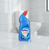 Nettoyant WC en gel puissant et écologique de 600 ml, détergent liquide pour lessive jetable et écologique