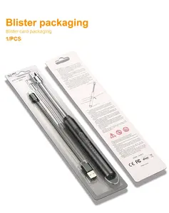 Briquet électrique rechargeable mince à col flexible long, briquet électronique USB-C avec LED - Product Image 4