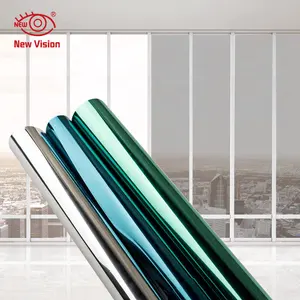 99% Uv Rejection Window Film Green Heat Control Mirror Antifog Film Sun Blocking Home Glass Film One Way Mirror Building