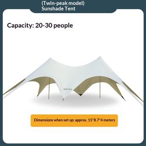 Bâche de <span class=keywords><strong>camping</strong></span> portable grande taille 160, pour 30-<span class=keywords><strong>40</strong></span> personnes, imperméable, résistante aux UV, quatre saisons, pour événements extérieurs, mariages, <span class=keywords><strong>camping</strong></span> - Product Image 3