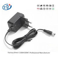 Adaptateur secteur mural à prise EU homologué CE GS FCC pour bande LED, caméra CCTV, routeur, alimentation 5V/9V/12V 1A 2A 3A 4A, directement de l'usine