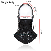 Jouet sexuel pour adultes, harnais de tête en cuir PU, BDSM, masque buccal, fétiche, dispositif de retenue, noir, 100% imperméable, marque NINGHAO