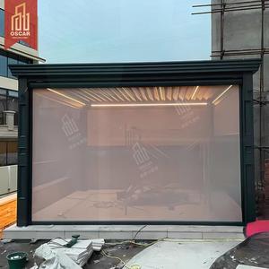 Patio màn hình tương tự như rèm Venetian sáng tạo hiện đại được sử dụng trong ban công biệt thự căn hộ điện rèm cửa sổ rèm cuốn - Product Image 2