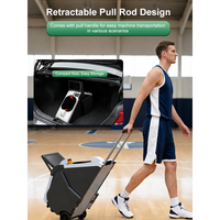 Machine d'entraînement au basketball électrique automatique portable intelligente pour les exercices de tir en extérieur pour débutants
