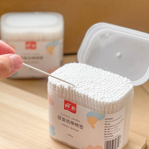 Cotons-tiges pour bébé Miaocai, 400 pièces, double extrémité, pour le nettoyage des oreilles et du nez, design antidérapant - Product Image 4