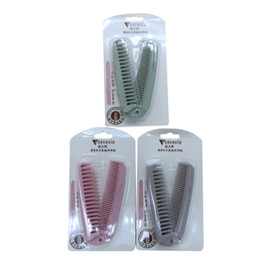 Peine Plegable Darenxiu Grande de Paja de Trigo, Portátil para Viajes, Cuidado del Cabello para Adultos - Product Image 2