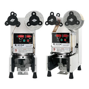 業務用カップシーラー プラスチック/紙コップ用 自動カップシール機 タピオカティー - Product Image 3