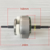 Moteur central de vélo électrique à engrenages pour pneus larges, 170mm 190mm, taille d'axe ouvert, 36V 48V 52V 500W 750W 1000W