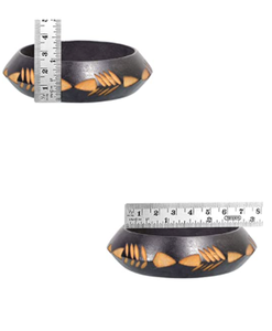 Handmade Wooden <b>Bangle</b> <b>Bracelets</b> for Women Retro Rivet Big Wide Cuff Stackable <b>Bracelet</b> Set Bohemian Wooden Jewelry - Product Image 3