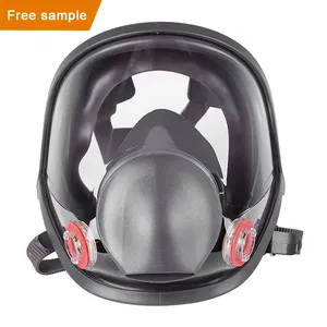 Full Face Cover Facepiece Reusable Antigas Respirator 6800 gas protection mask dust proof head cover