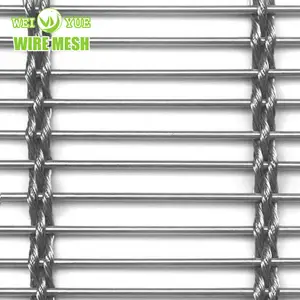metal hotel aluminum alloy flexible cable mesh stainless steel curtain ceiling spiral decoration wire mesh