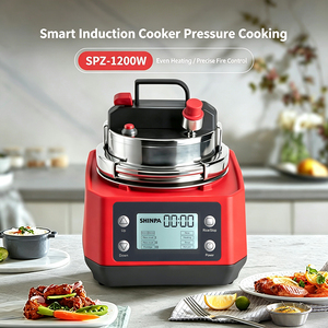 Cuisinière à pression miniature en acier inoxydable de qualité commerciale coréenne, cuisinière à pression électromagnétique à haute pression pour <span class=keywords><strong>riz</strong></span> parfumé - Product Image 1