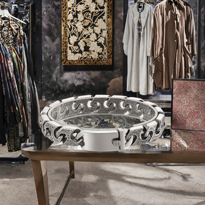 Pulsera de Eslabones de Acero Inoxidable Estilo Punk de 220 mm para Hombre <span class=keywords><strong>KALEN</strong></span>, Pulsera con Dije de Moda Plateada/Gris - Product Image 2