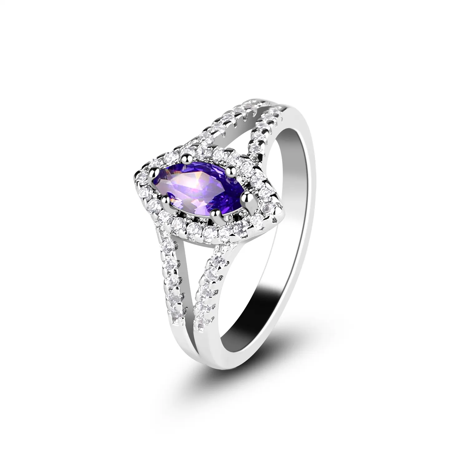 Mascot Custom Design Sterling Silver 925 Jewelry Gemstone Jewelry Ring Semi Precious Stones Silver Women Ring