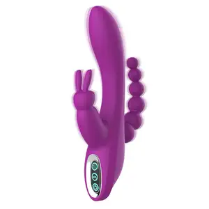 Penjualan terlaris grosir buatan Cina Aolei vibrator (ungu) alat masturbasi boneka seks mainan seks untuk wanita