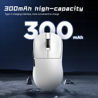 Souris de jeu légère à trois modes PAW 3311 Souris à macro personnalisée Conception antidérapante et anti-transpiration