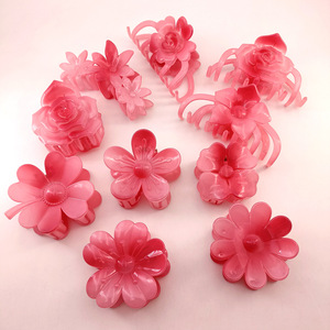 Nouveauté : Pince à cheveux en acrylique rose dégradé, raffinée et sophistiquée - Product Image 1
