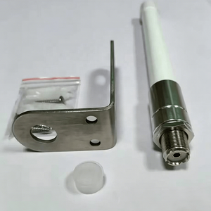 VHF 22cm Short Marine Antenna 156-163MHz Fishing Boat Omni Antenna Outdoor Fiberglass Antenna with Stainless Steel <b>Bracket</b> - Product Image 4