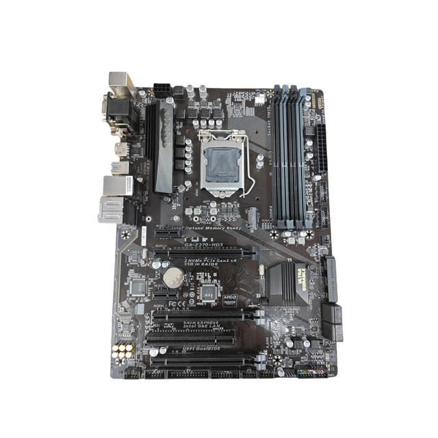 Super Durable Dismantle Used Motherboard 64GB ATX LGA1151 GA-Z270-HD3 Motherboard