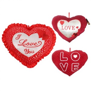 EB Mixed Red Heart, décorations de la Saint-Valentin en plastique de 12 pouces, alimentées par piles, 3 styles, 24 pièces, avec son - Product Image 1