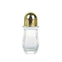 Flacon à bille roulante transparent en verre de 50 ml, grand format, pour huile médicale, essence, massage et soulagement de la douleur