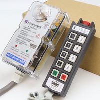 Módulo de Voltaje Personalizable de 12V-550V, Control Remoto Inalámbrico a Prueba de Agua para Grúa, con 8 Botones, de Una Sola Velocidad, con Bloqueo
