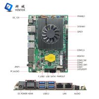 Nouvelle carte mère industrielle Intel N97 2 RJ45 LAN 6RS232 COM DDR4 SATA double affichage HD GPIO M.2 WIFI BT EPIC 3,5 pouces