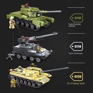 Jie Star 61118 Blocchi da Costruzione Chenghai, Vendita all'Ingrosso, Nuovi Giocattoli Militari, Modello di Carro Armato IS-3 Fai-da-Te, Ornamenti in Plastica - Product Image 2