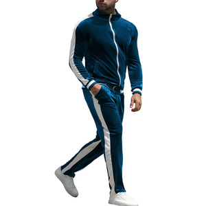 Ensemble de jogging en polaire premium pour homme avec sweat à capuche assorti et taille élastique pour un confort optimal et un style décontracté à la maison - Product Image 4