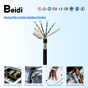 Câble d'ordinateur multiconducteur <span class=keywords><strong>isolé</strong></span> en PVC avec gaine en PVC, homologué CE UL2464, prix usine BEIDI, pour appareils internes - Product Image 1
