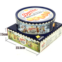 Biscuits danois au beurre halal en gros, 454g, boîte métallique, croustillants, sucrés, exotiques, en vrac