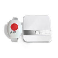 Sistema de Alerta Inalámbrico para Cuidadores de Personas con Discapacidad KONST, Botón de Emergencia SOS en Pulsera, Botón de Llamada de Emergencia SOS