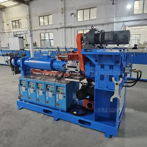 65mm silicone extruder machine,Butyl rubber strip cord tube machine,hose extrusion line extruded silicon extruder machinery