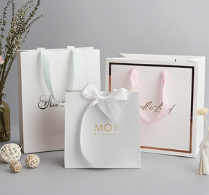 Großhandel Günstiger Preis Luxus Berühmte Marke Geschenk verpackungs tasche Individuell bedruckte Shopping Schmuck Papiertüte mit Ihrem eigenen Logo - Product Image 5
