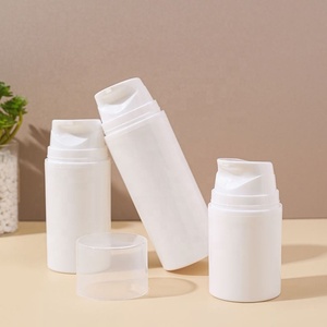 Wholesale Solid White 30ml <b>50ml</b> 80ml 100ml 150ml PP White Cylindrical Airless Pump <b>Bottle</b> - Product Image 6
