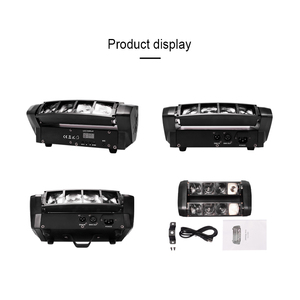 Barato 8PCS Led Dj Laser <span class=keywords><strong>Spider</strong></span> Beam Stage Light RGB <span class=keywords><strong>Farmer</strong></span> Led Grow Party Light Luces de piso de discoteca activadas por sonido - Product Image 5