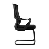 Chaise de bureau ergonomique de qualité fiable, entièrement en maille, sans roulettes, design moderne, chaise de visiteur de bureau