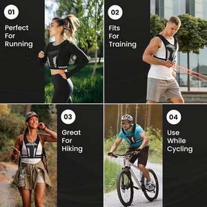 Chaleco Reflectante Ajustable para Hombre y Mujer, Chaleco con Soporte para Teléfono para Correr, para Camping - Product Image 6