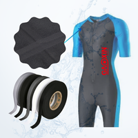 Fer de réparation de combinaison en néoprène sur bande d'étanchéité de couture extensible à 4 voies Patch d'étanchéité de couture élastique en TPU pour bavoir de pêche