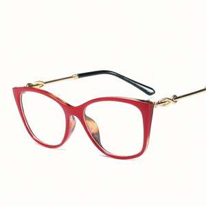 Gafas de Computadora con Bloqueo de Luz Azul, Estilo Vintage 2020, Montura Transparente Rosa con Diseño de Ojo de Gato para Mujer - Product Image 3