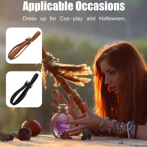 Witch Wizard ขวดน้ำก๊อกมหัศจรรย์พร้อมที่ใส่หนังขวดใส่ยาที่น่ารักขวดถุงเท้ายาวสำหรับผู้หญิงธรรมชาติ - Product Image 4