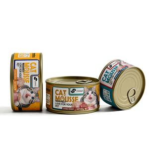 Nourriture humide sans céréales pour chats 170G Poulet déchiqueté Thon Viande fraîche en soupe Fournisseur OEM - Product Image 1