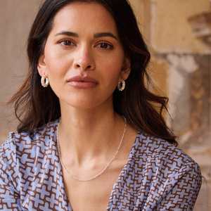 Nostalgici orecchini a cerchio placcati in oro stile retrò ciondolo alla moda per regalo o festa - Product Image 6