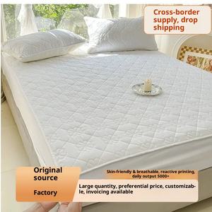 Protège-<span class=keywords><strong>matelas</strong></span> matelassé imperméable anti-urine, couverture <span class=keywords><strong>intégrale</strong></span> antidérapante pour la maison - Product Image 2