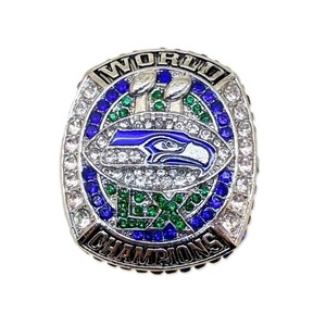Bague de championnat des Seattle Seahawks 2026 NFL, bijou de collection pour fans de football, souvenir unisexe - Product Image 1