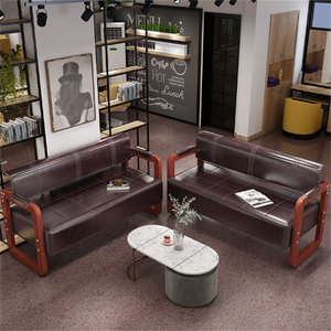 Sofá <span class=keywords><strong>de</strong></span> Hotel <span class=keywords><strong>de</strong></span> Diseño Moderno con Asiento <span class=keywords><strong>de</strong></span> Cuero Sintético para Salón <span class=keywords><strong>de</strong></span> Belleza, Barbería, Centro Comercial, Hospital, Escuela, Áreas <span class=keywords><strong>de</strong></span> Espera, Áreas <span class=keywords><strong>de</strong></span> Recepción - Product Image 5