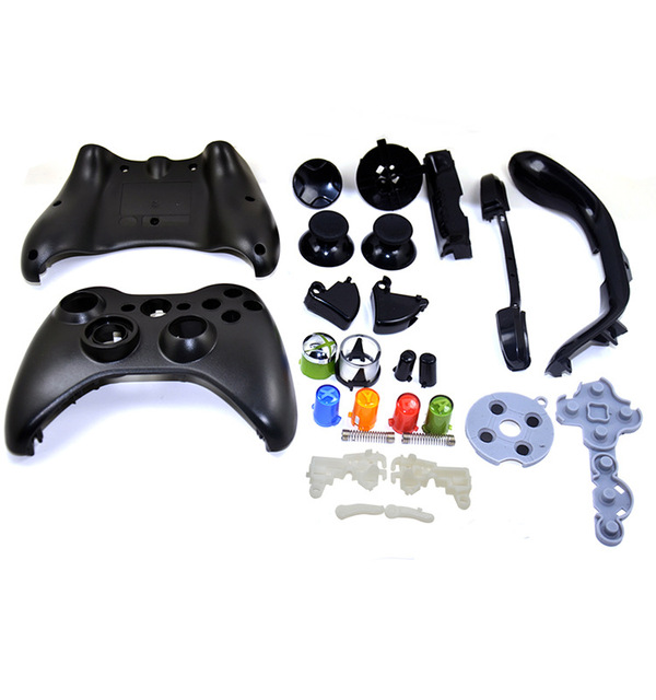 Gamepad Full Hard Case Housing Shell Buttons Mod Kit Component Cover for Xbox 360 Wired Game Controller