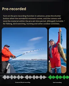 Портативная экшн-камера с широкоугольным объективом 170°, запись видео 4K, 1,4-дюймовый ЖК-экран, ночное видение, поддержка Wi-Fi, до 256 ГБ TF-карты - Product Image 2