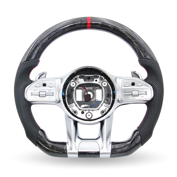 Custom Forged Carbon Fiber Steering Wheel (Mercedes-Benz Fitment), photo 2